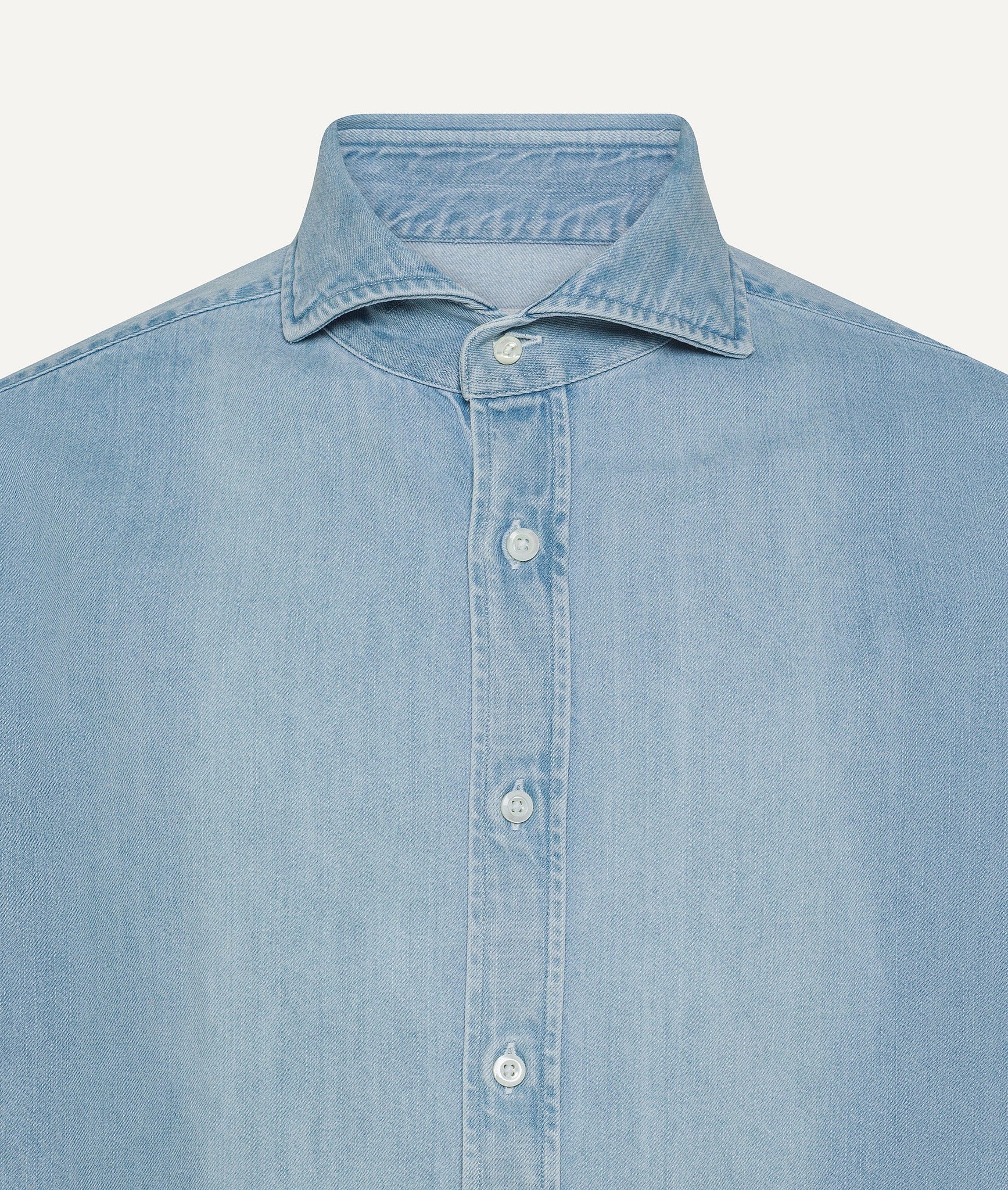 Casual Denim Shirt in Cotton