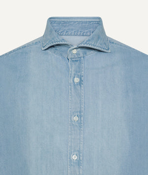 Casual Denim Shirt in Cotton