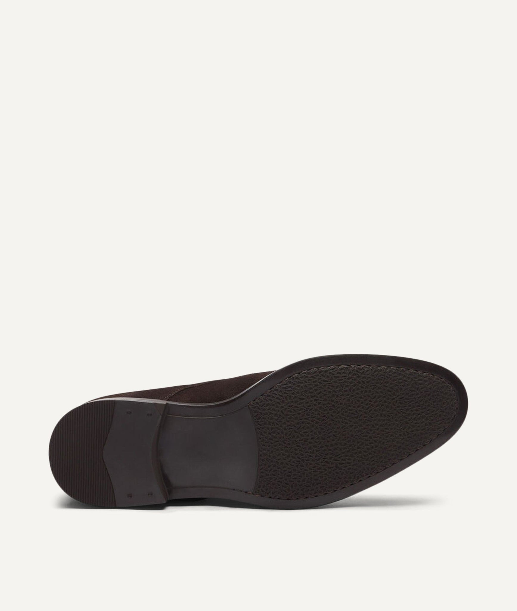 Lace-up Boot with Cap Toe in Suede
