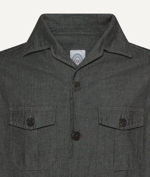 Essential Denim Overshirt in Cotton