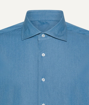 Casual Denim Shirt in Cotton