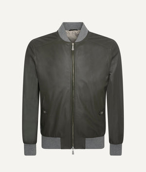 Eleventy - Leather Jacket in Lambskin