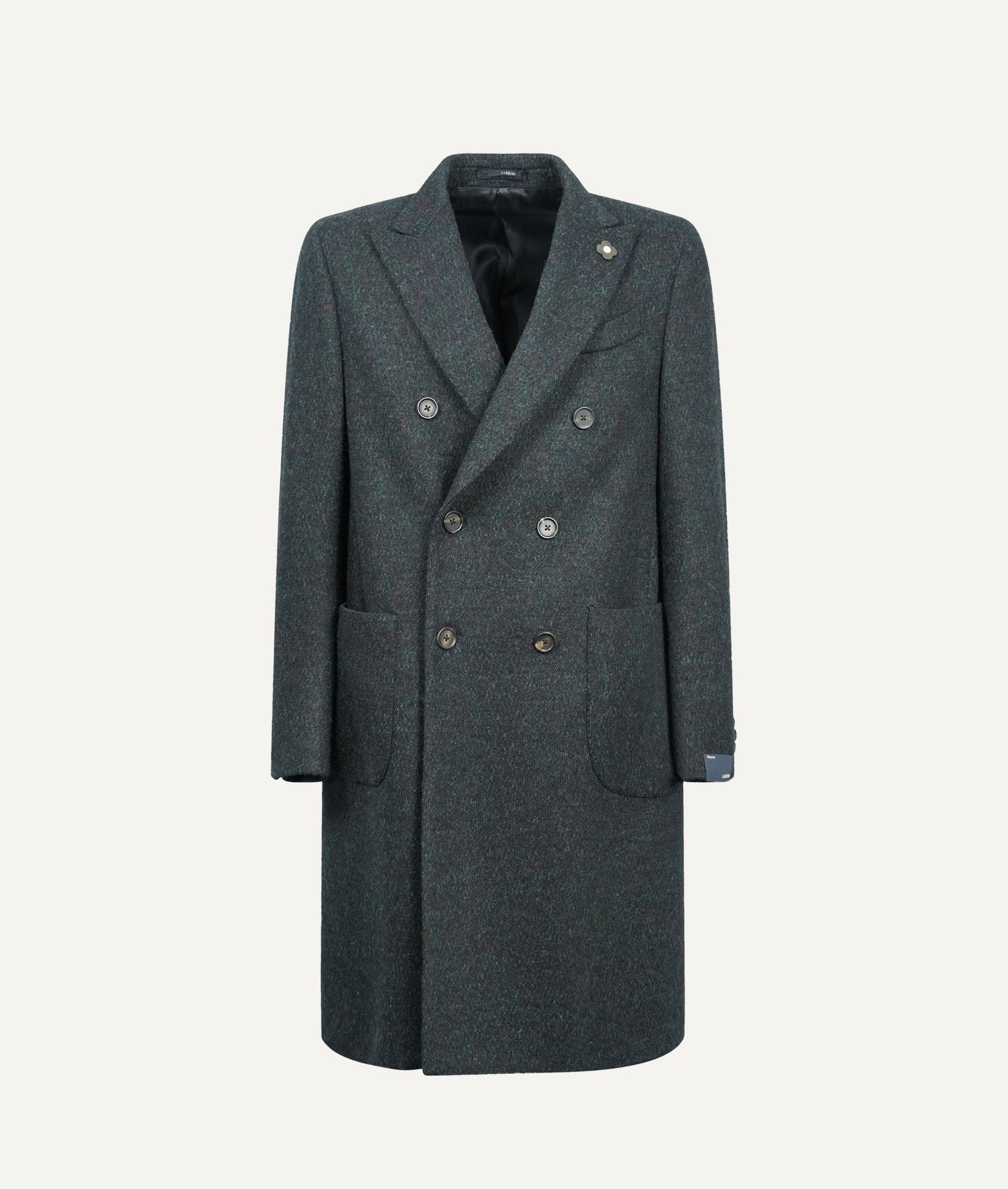 Lardini - Double-Breasted Coat in Wool