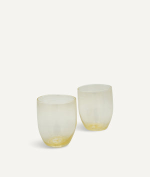 Set of two Murano glasses