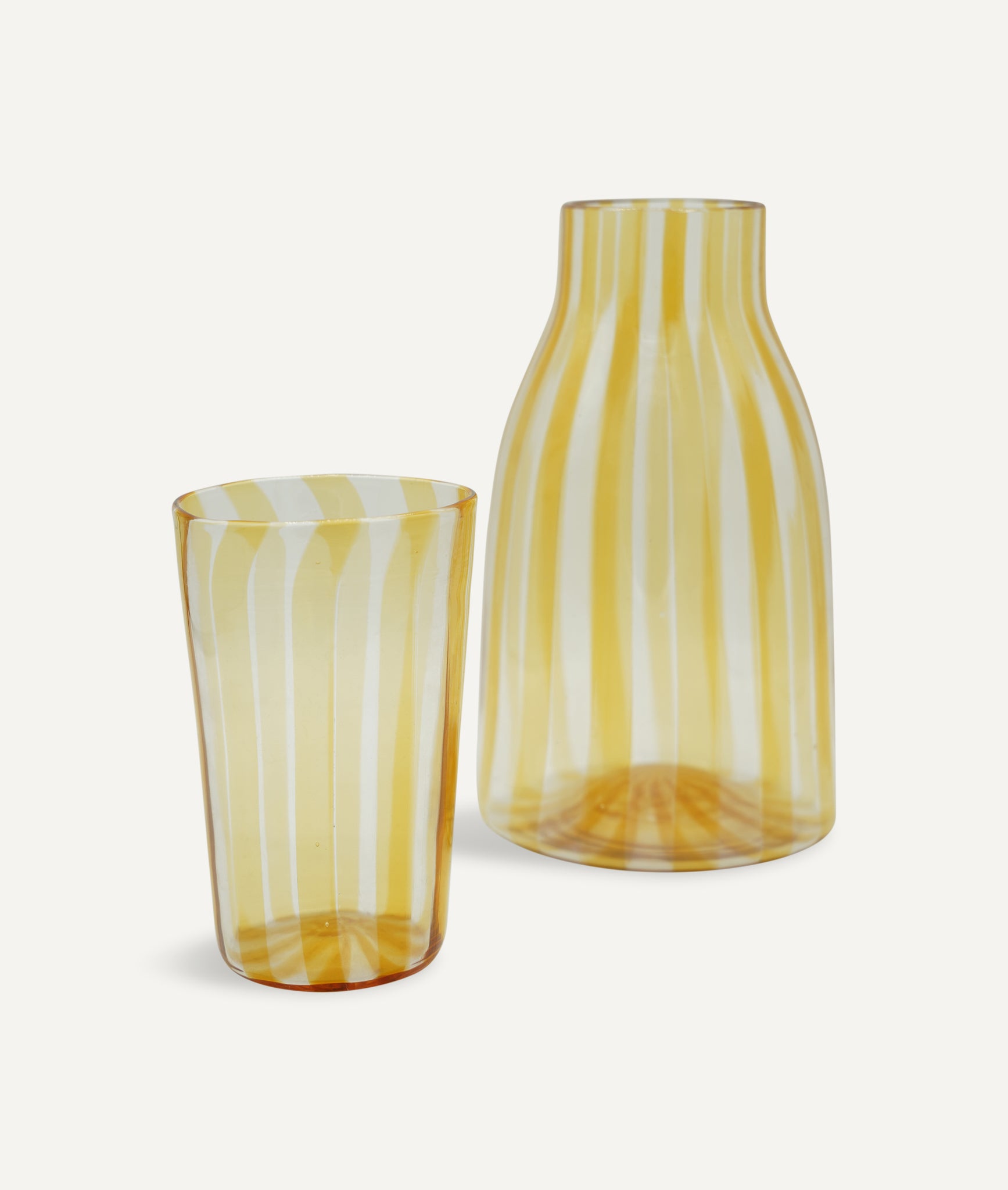 Set of Murano glass and Water jar