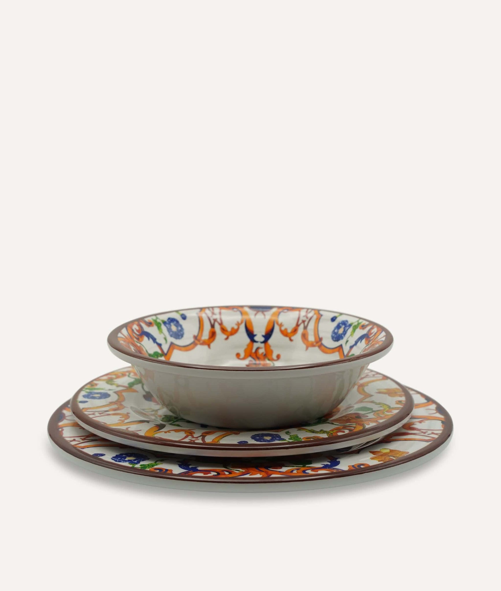 Pancale white bowl plate