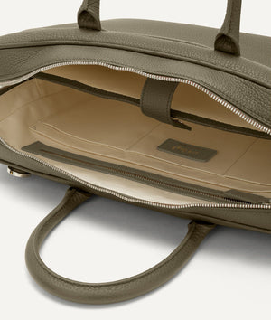 Slim Laptop Bag in Calf Leather