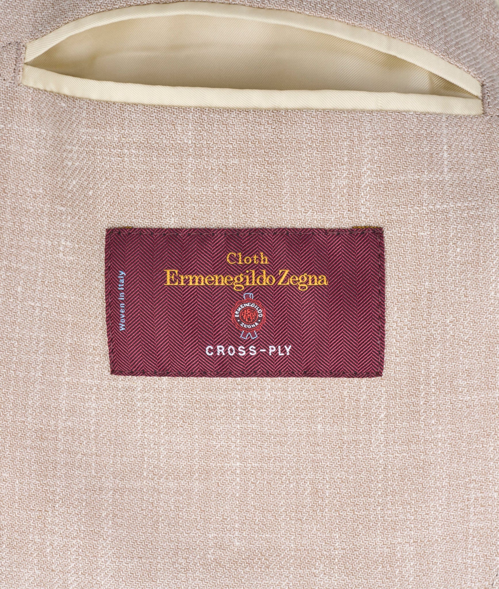 Crossover Overshirt Jacket in Ermenegildo Zegna Cross-Ply