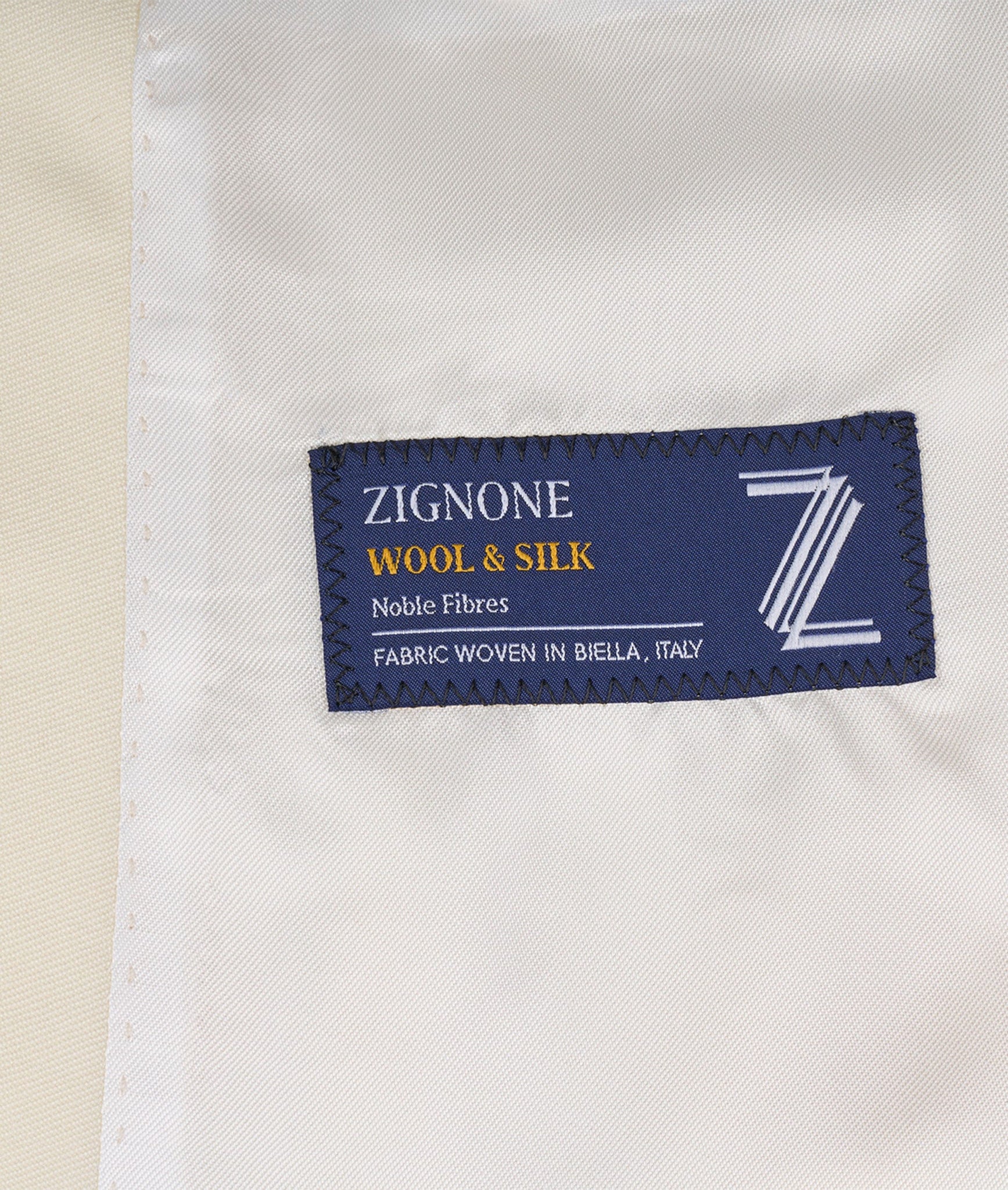 Single-Breasted Dinner Jacket in Zignone Wool & Silk