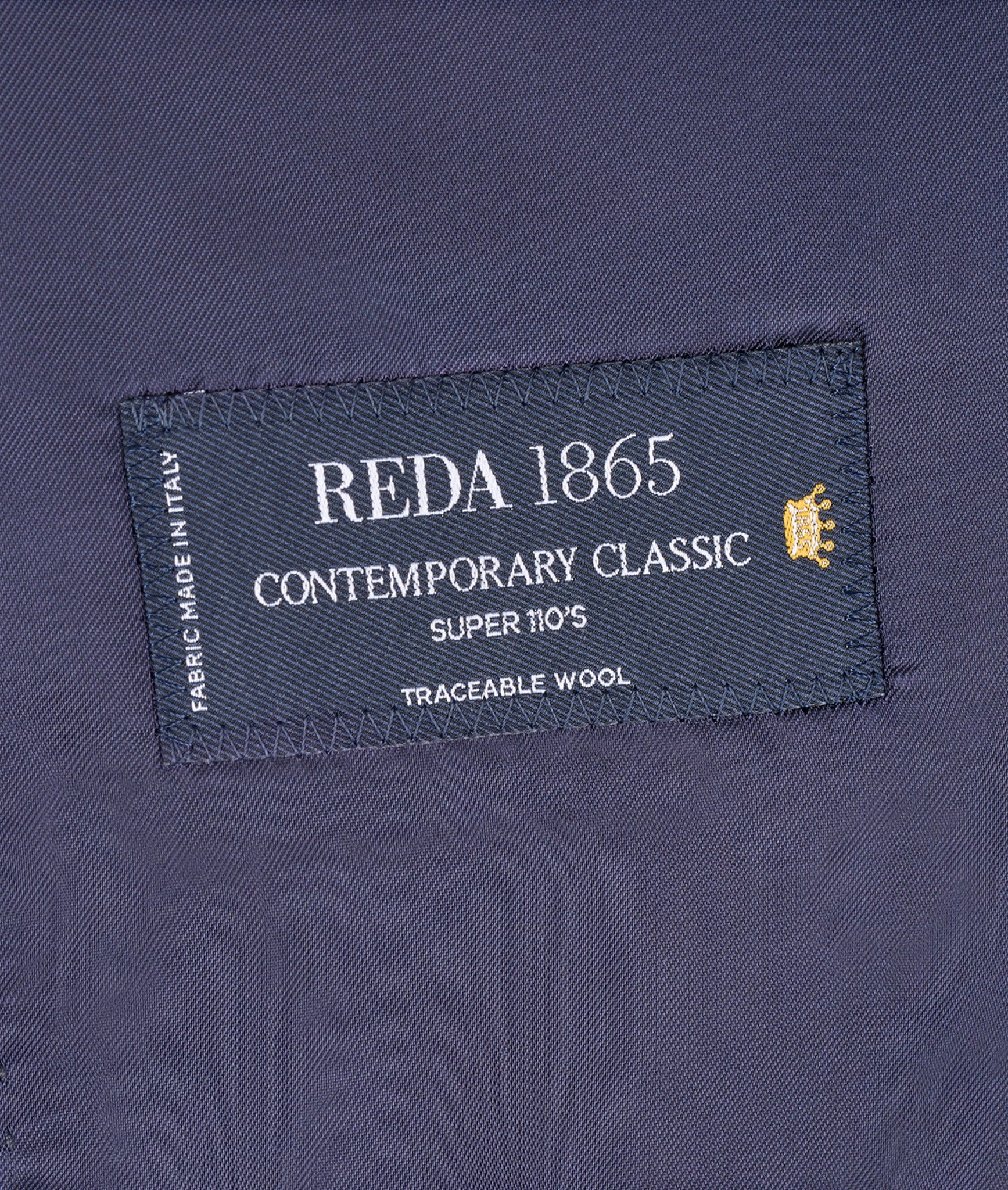 Single-Breasted Suit in Reda Contemporary Classic Super 110’s Wool