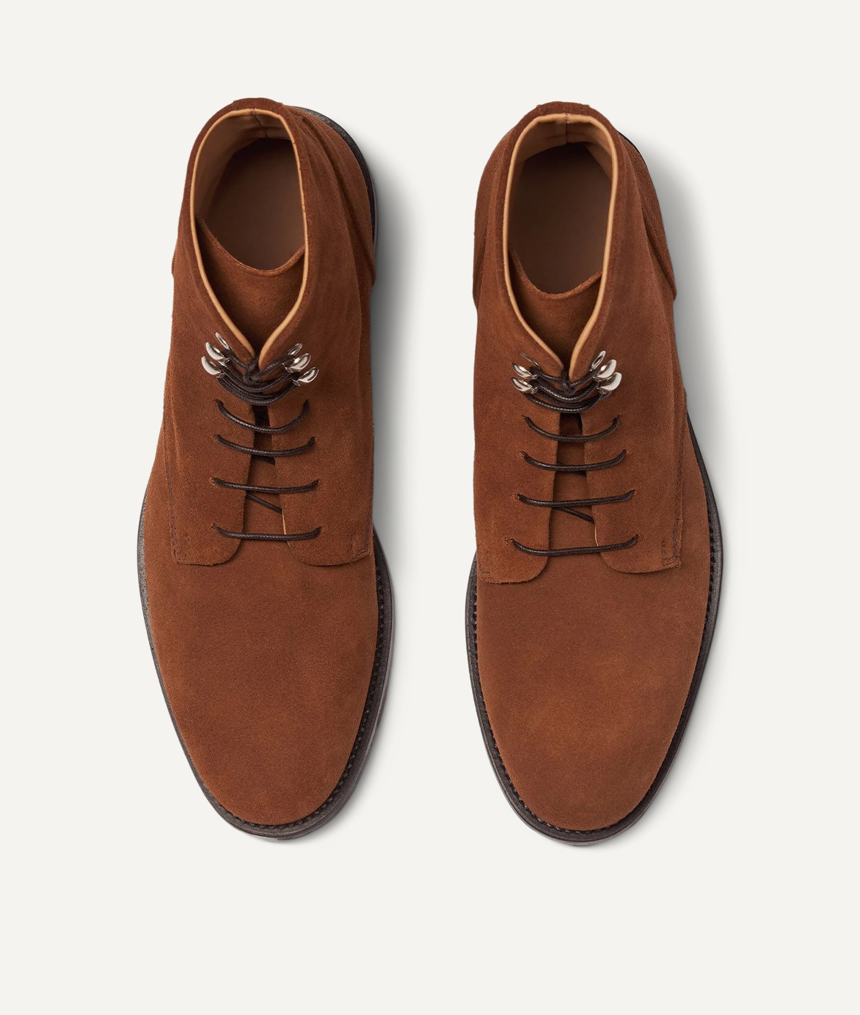 Lace-Up Boot in Suede