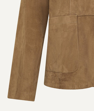 Tailored Blazer in Suede