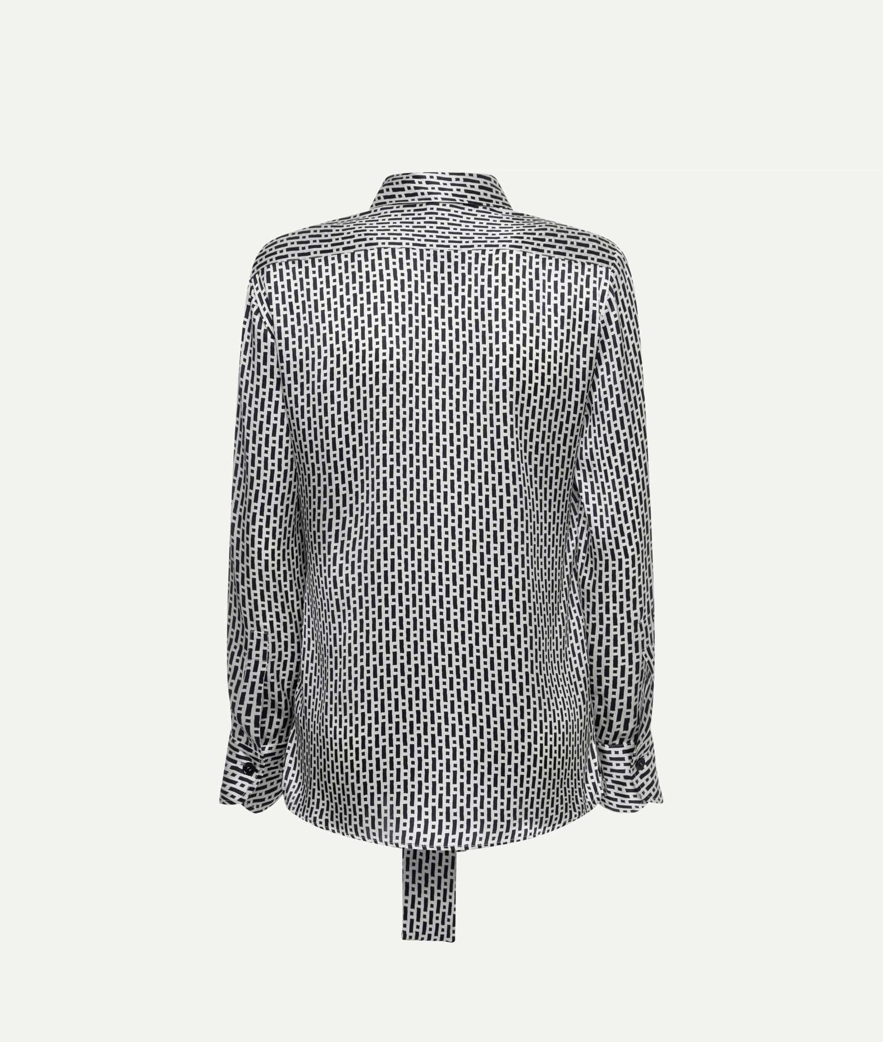 Kiton - Shirt with Pattern in Silk