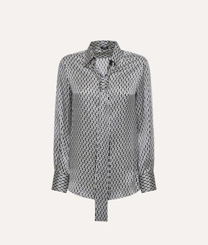Kiton - Shirt with Pattern in Silk