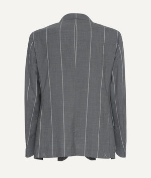 Eleventy - Blazer with Striped Pattern in Wool & Silk