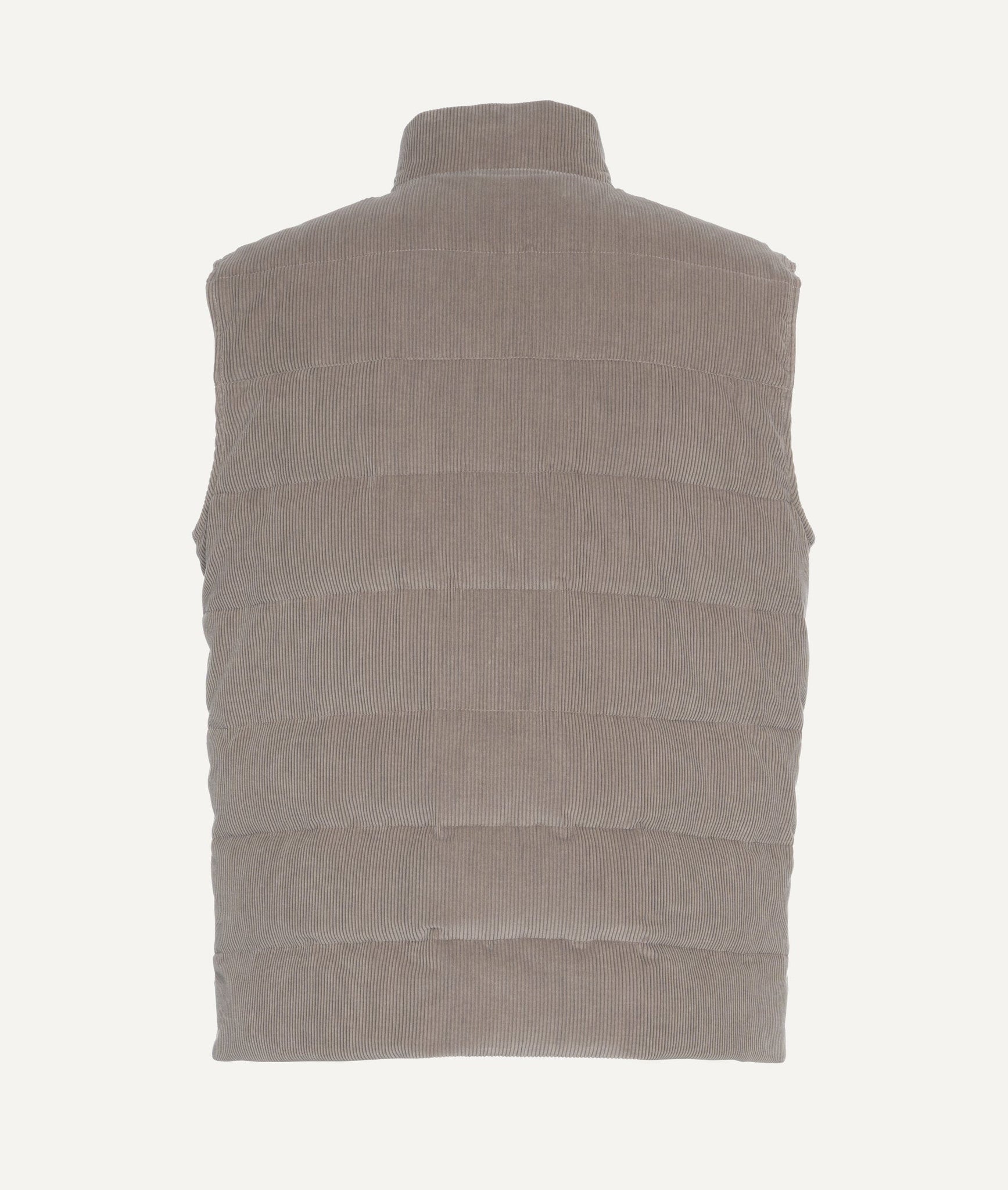 Eleventy - Ribbed Gilet in Cotton & Cashmere