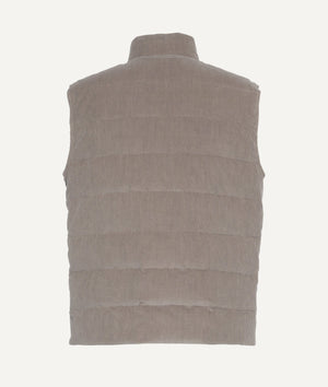 Eleventy - Ribbed Gilet in Cotton & Cashmere