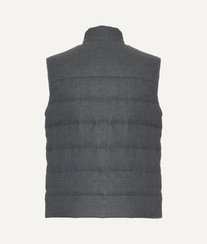 Eleventy - Padded Gilet in Wool & Cashmere