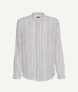 Alessandro Gherardi - Shirt in Cotton with Striped Pattern