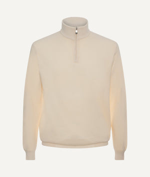Fedeli - Zip-up Sweater in Cotton