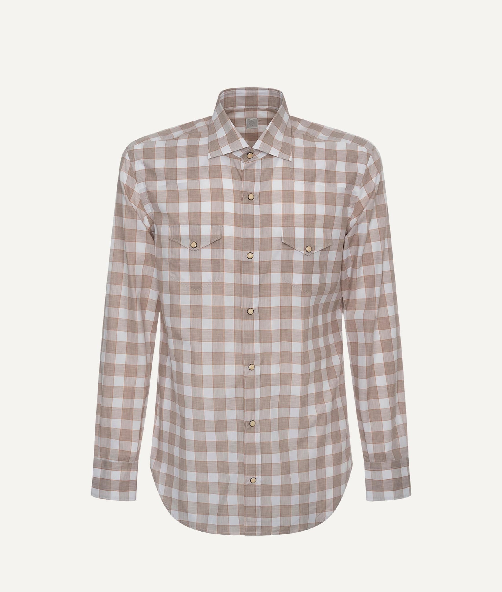 Eleventy - Checkered Shirt in Cotton