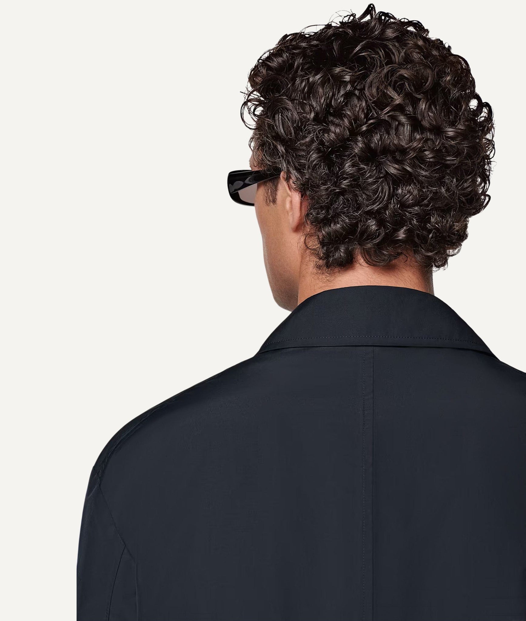 Overcoat in Olmetex Water-Repellent Poly-Cotton