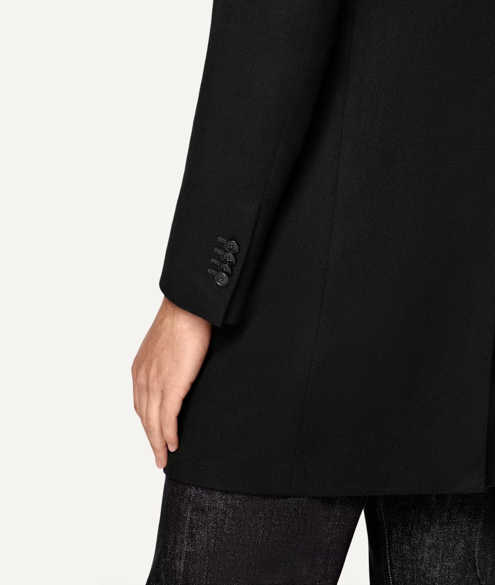 Single Breasted Overcoat in Piacenza Cashmere