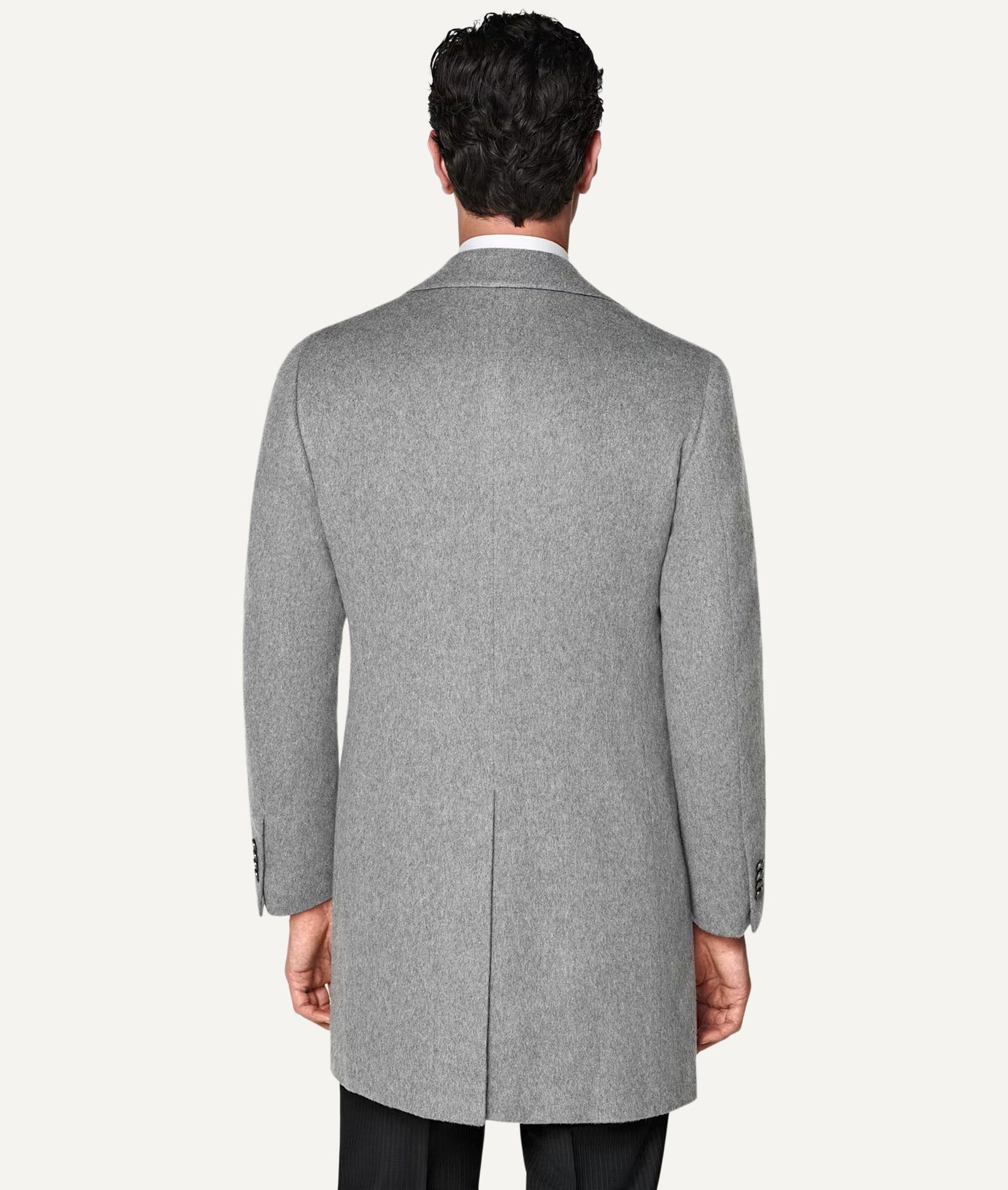 Single Breasted Overcoat in Piacenza Cashmere