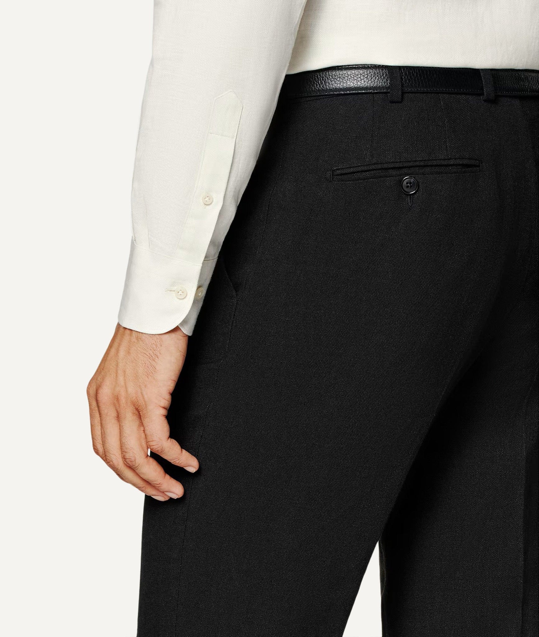 Single-Breasted Suit in Duca Visconti di Modrone Linen