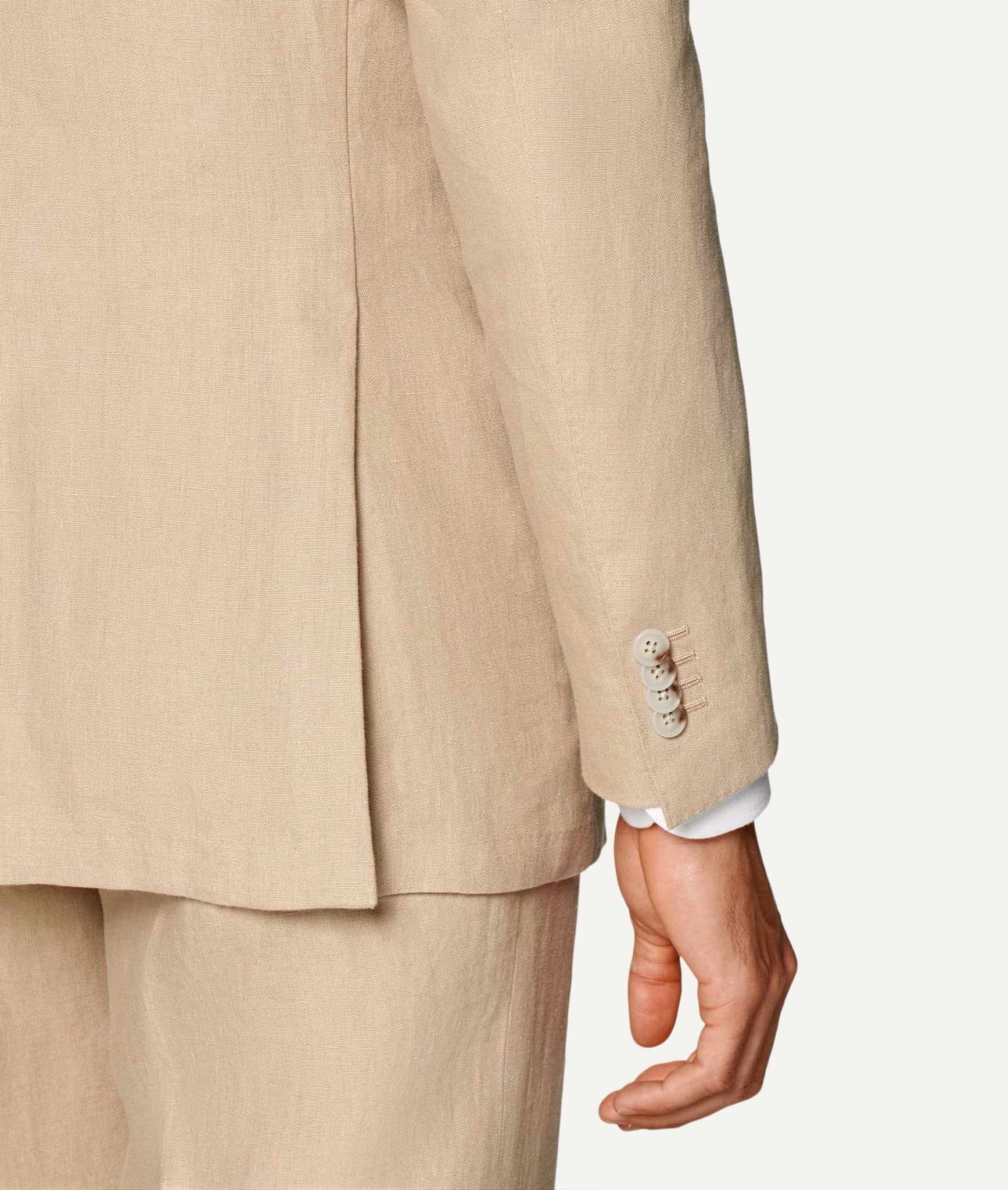 Single-Breasted Suit in Duca Visconti di Modrone Linen