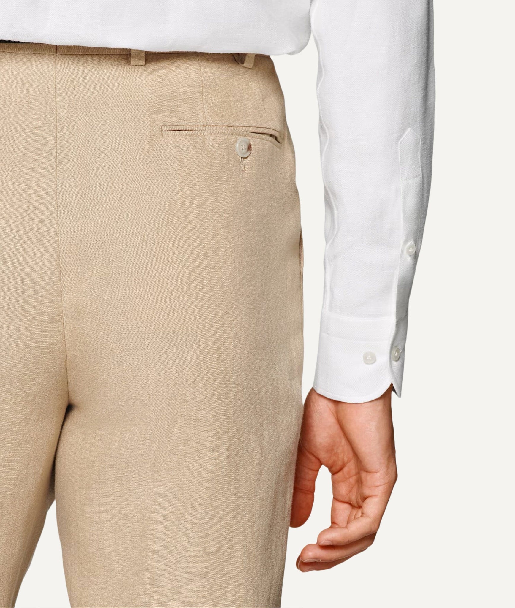 Single-Breasted Suit in Duca Visconti di Modrone Linen