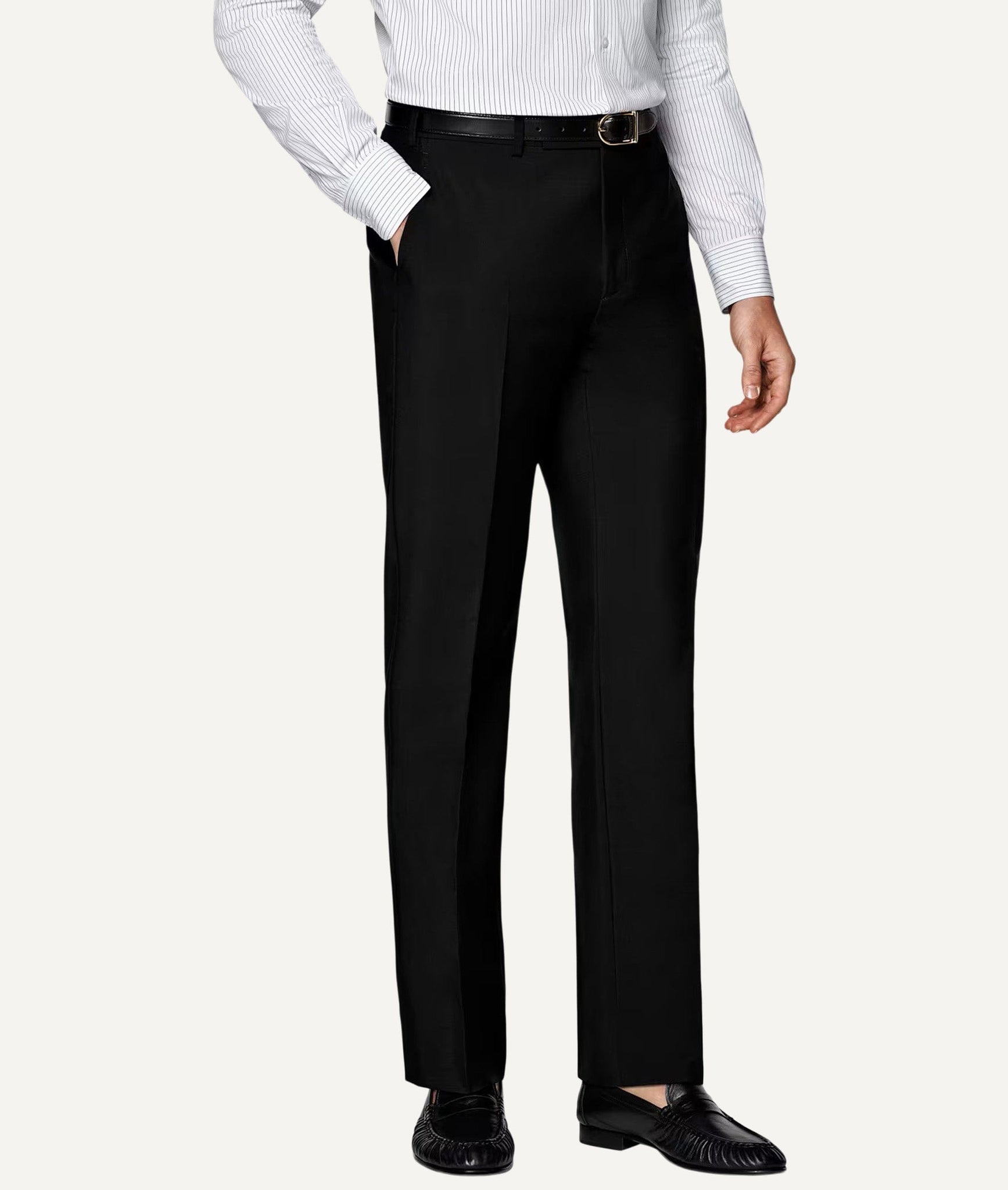 Double-Breasted Suit in Alfred Brown High-Twisted Wool