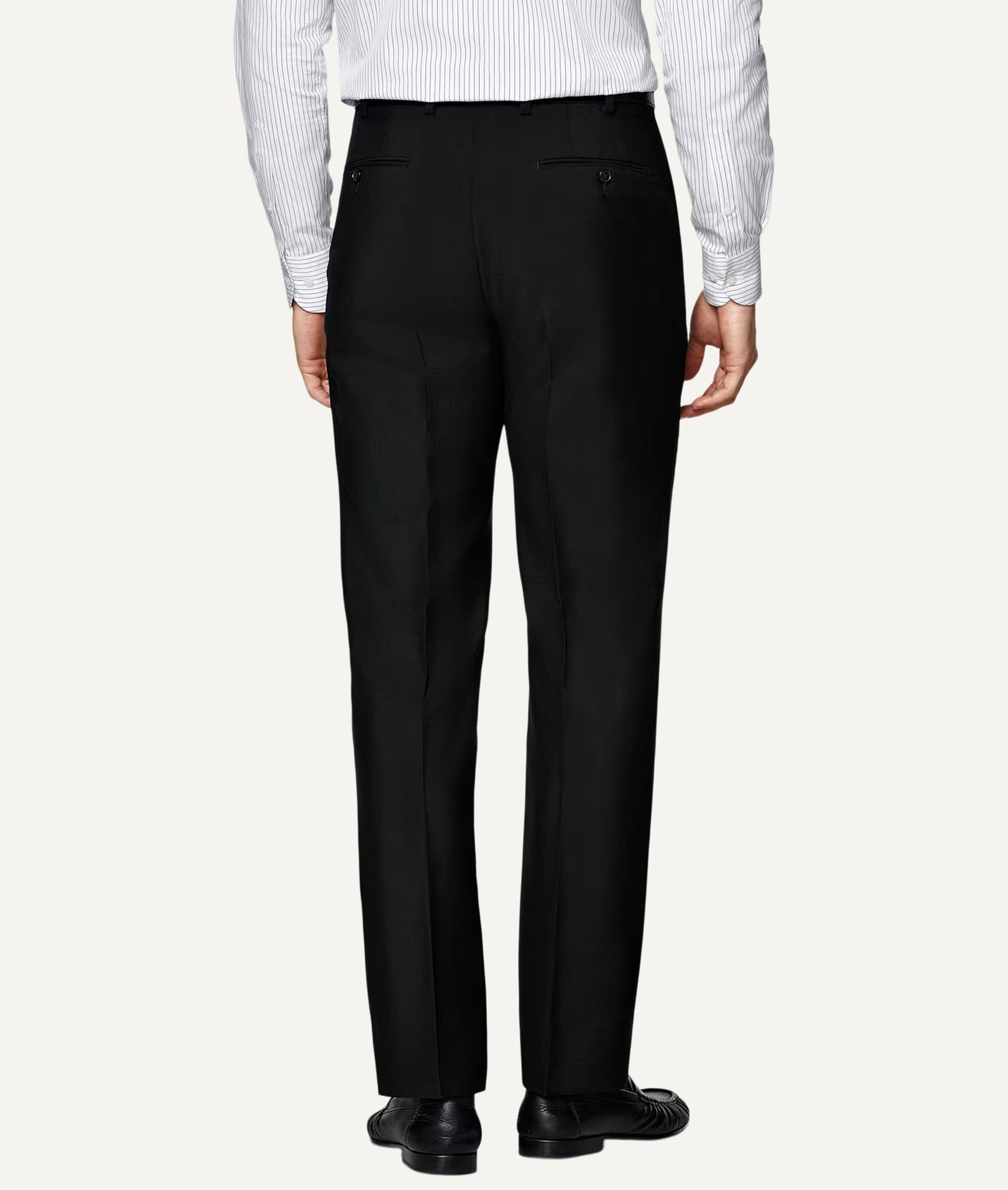 Double-Breasted Suit in Alfred Brown High-Twisted Wool