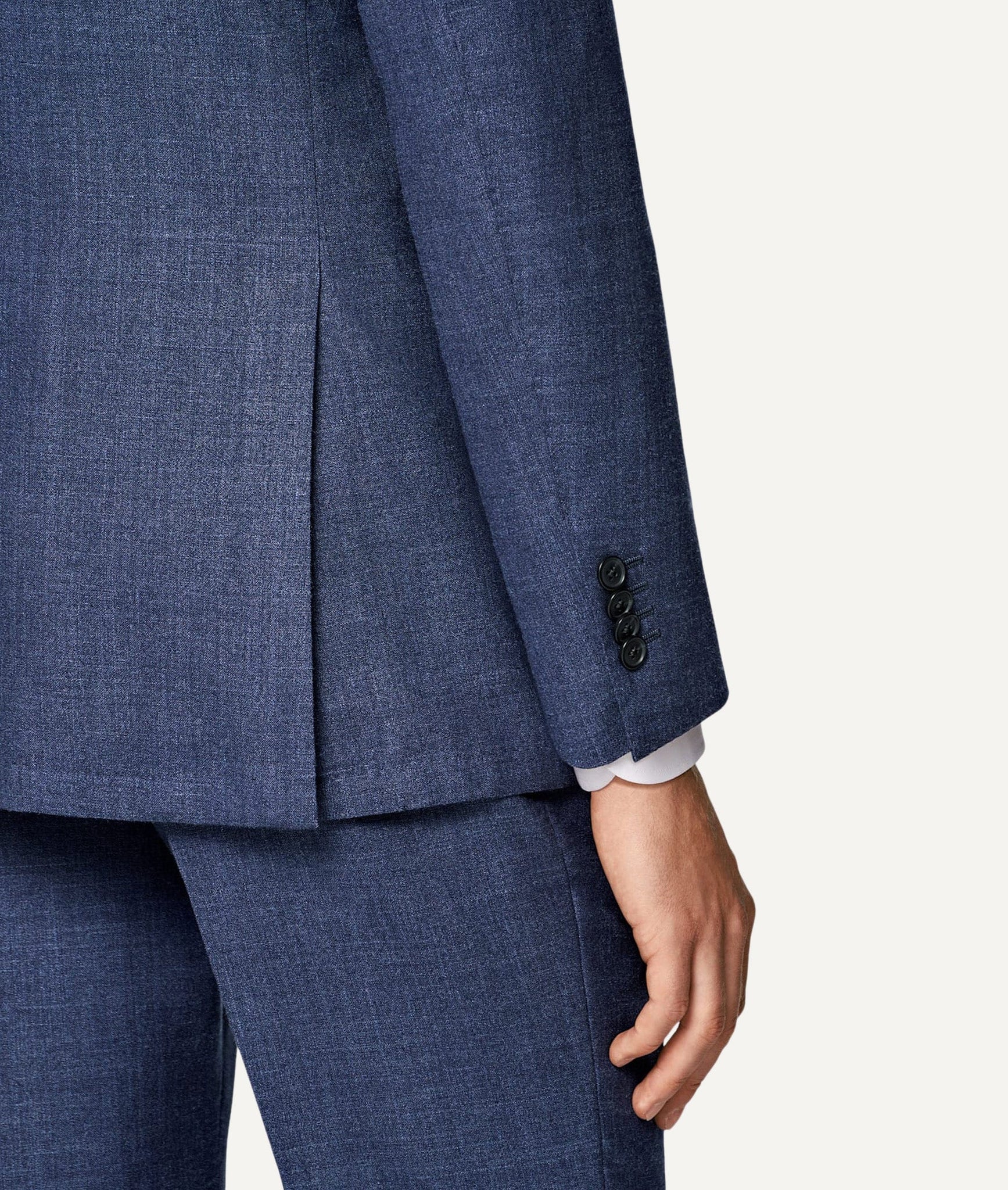 Single-Breasted Suit in Fratelli Tallia Di Delfino Wool-Silk-Linen