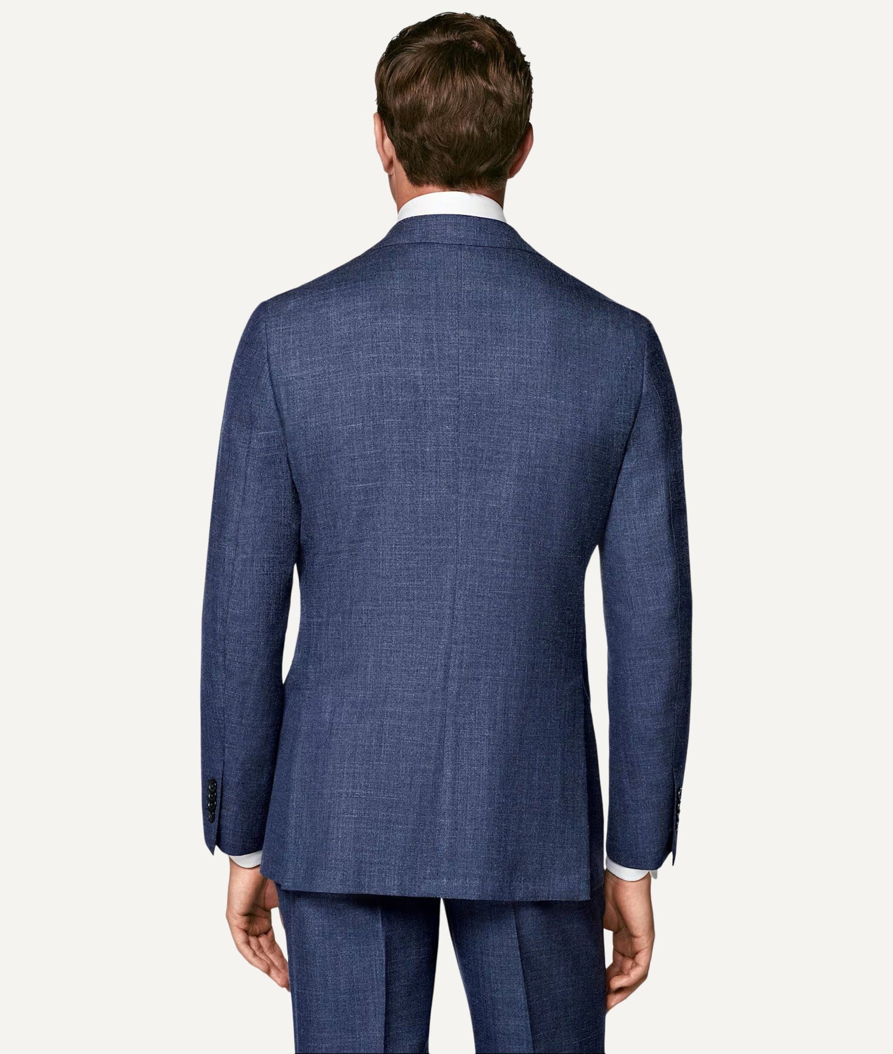Single-Breasted Suit in Fratelli Tallia Di Delfino Wool-Silk-Linen