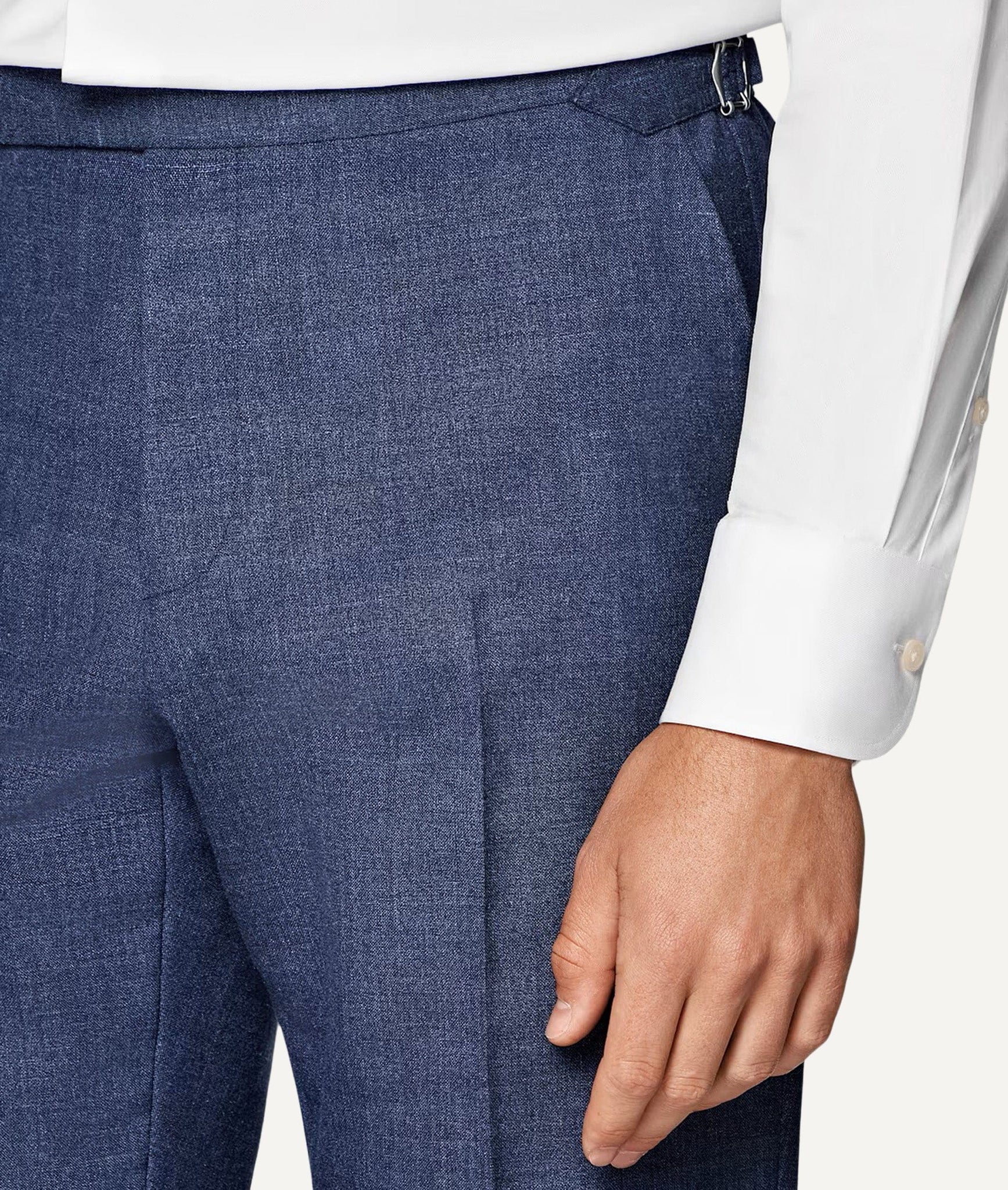 Single-Breasted Suit in Fratelli Tallia Di Delfino Wool-Silk-Linen