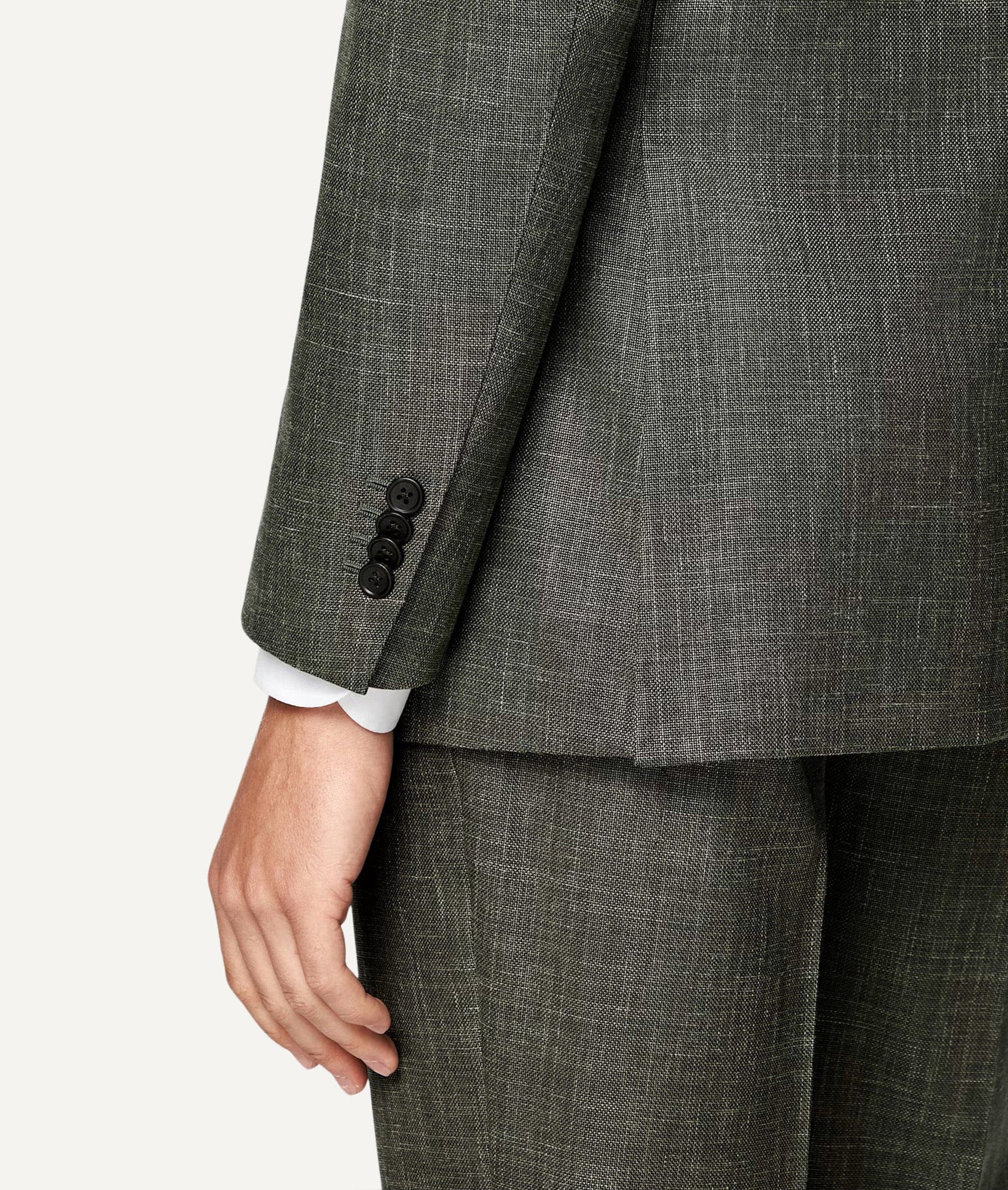 Single-Breasted Suit in Fratelli Tallia Di Delfino Wool-Silk-Linen
