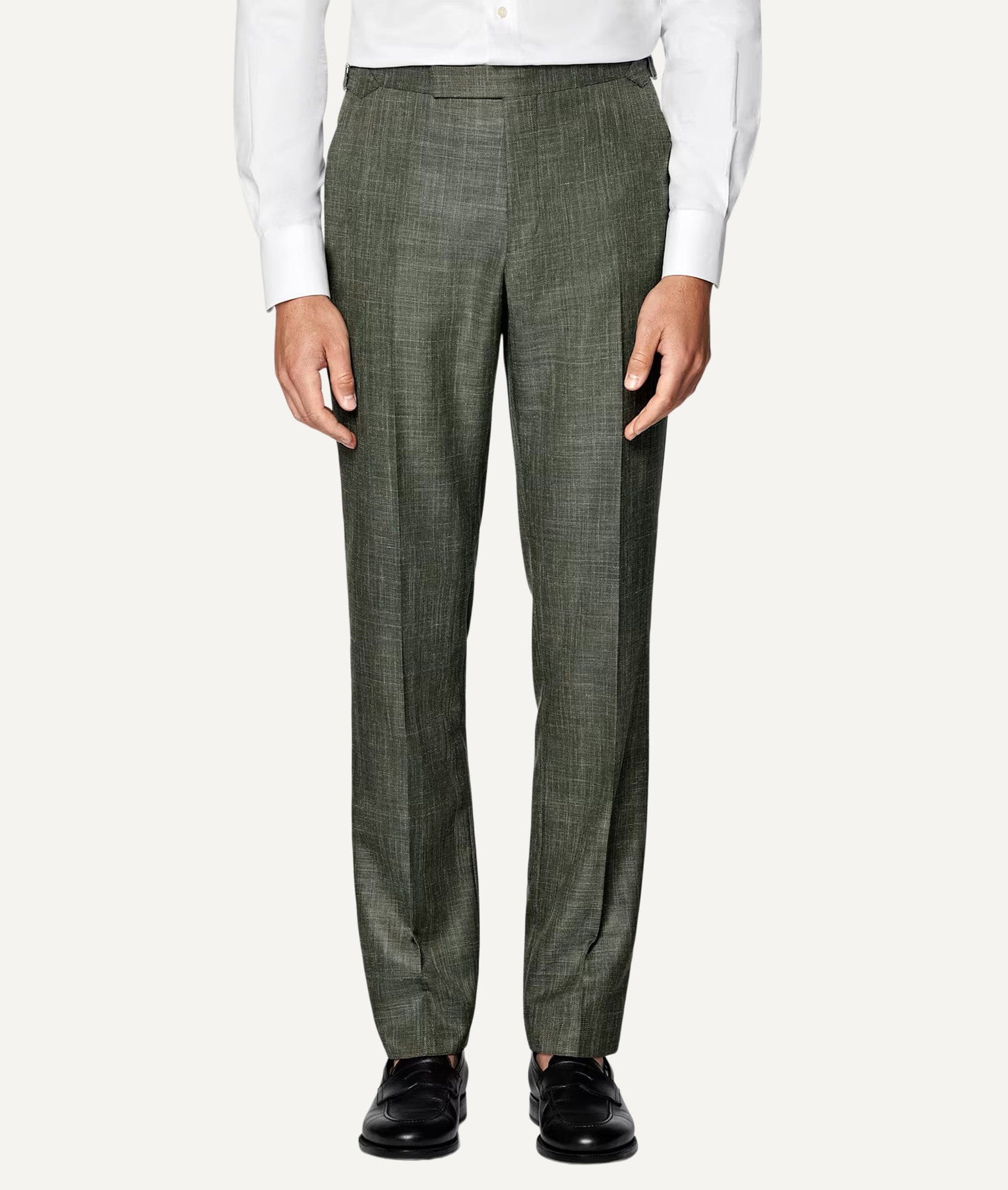 Single-Breasted Suit in Fratelli Tallia Di Delfino Wool-Silk-Linen