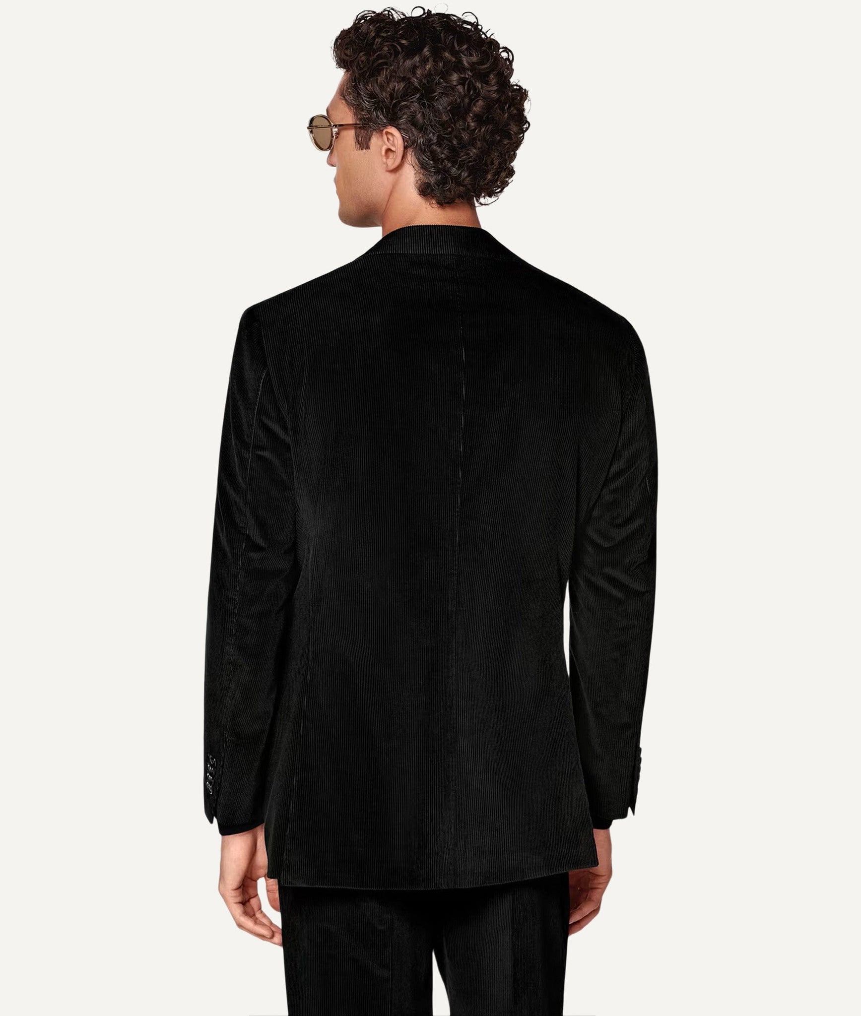 Double-Breasted Suit in Duca Visconti di Modrone Stretch Corduroy