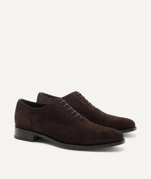 Oxford Full Brogue in Suede