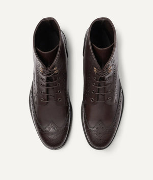 Lace-Up Boot in Calf Leather