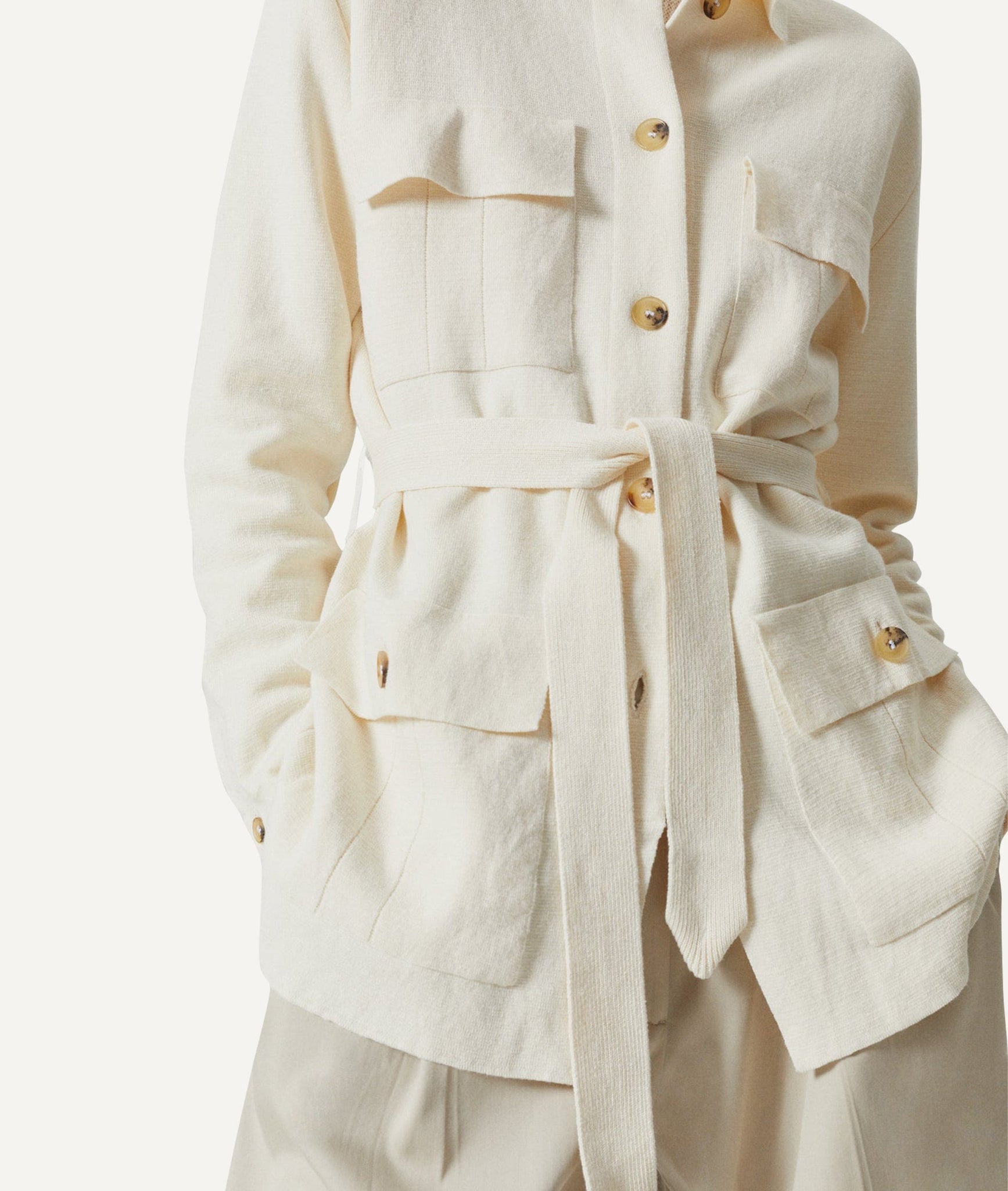 The Linen Cotton Sahariana Jacket