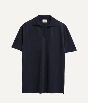The Linen Cotton Short Sleeve Polo