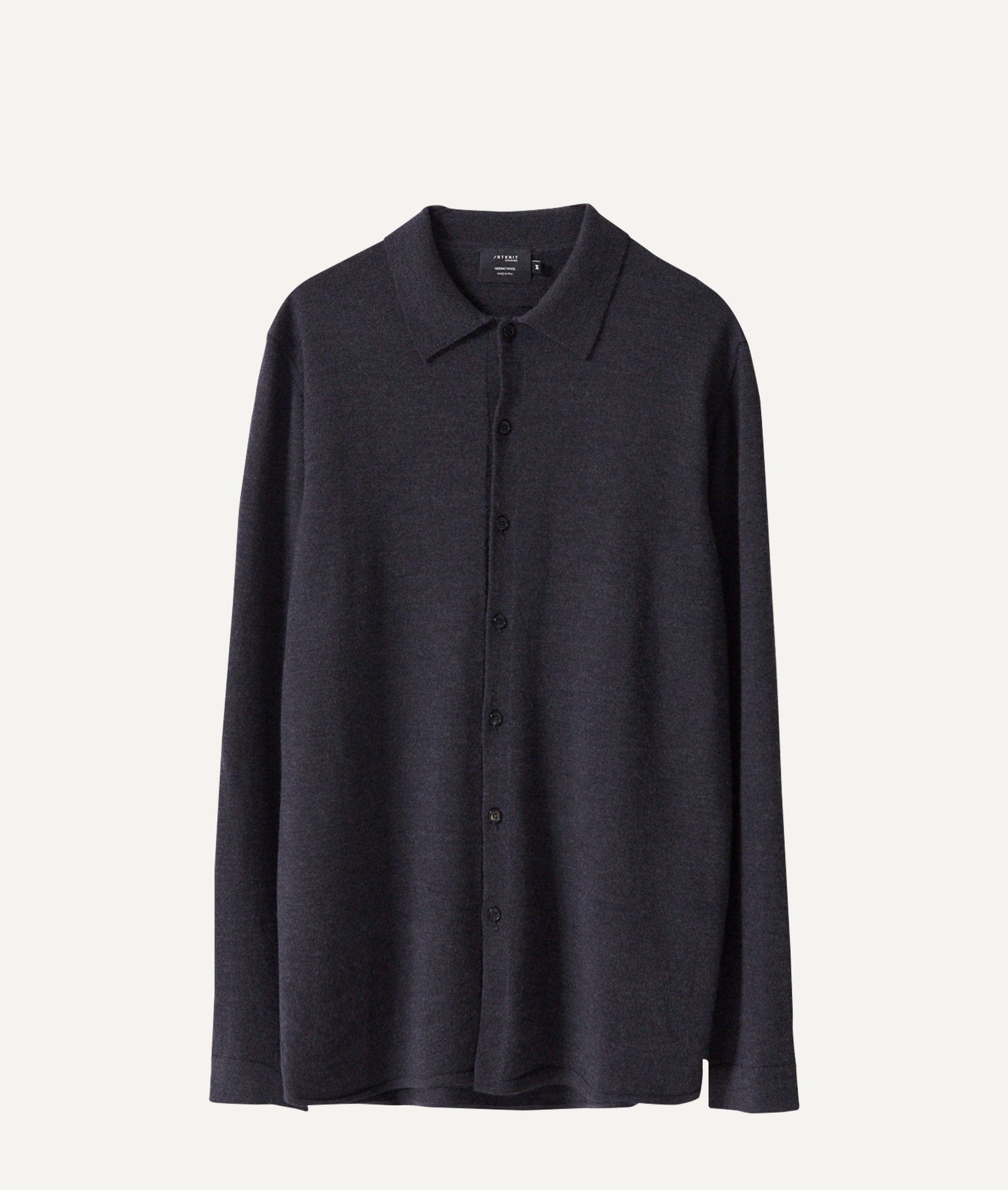 The Merino Wool Knit Shirt