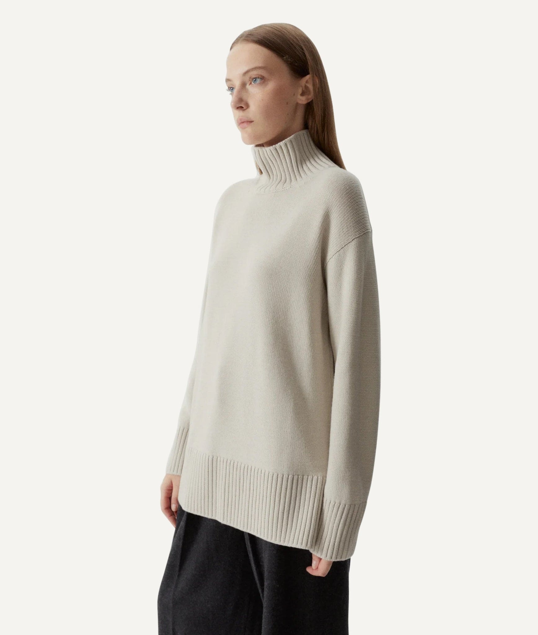 The Merino Wool Oversize High-Neck