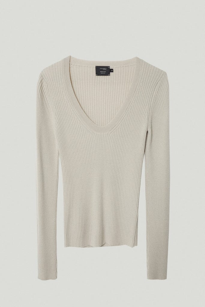 The Merino Wool U-Neck Sweater