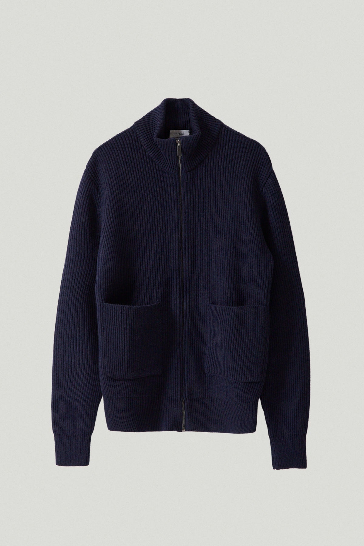 Oxford Blue | The Merino Wool Zipped Cardigan