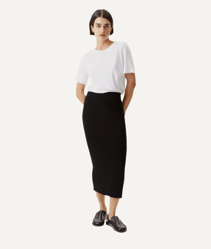 The Organic Cotton Ribbed Skirt