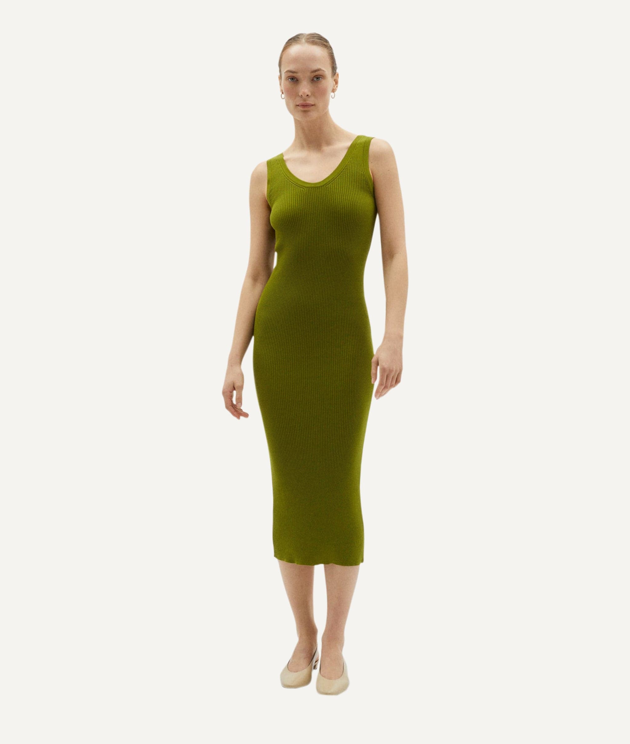 The Organic Cotton Ribbed Tank Dress ETIQL The Organic Cotton Ribbed Tank Dress ETIQL