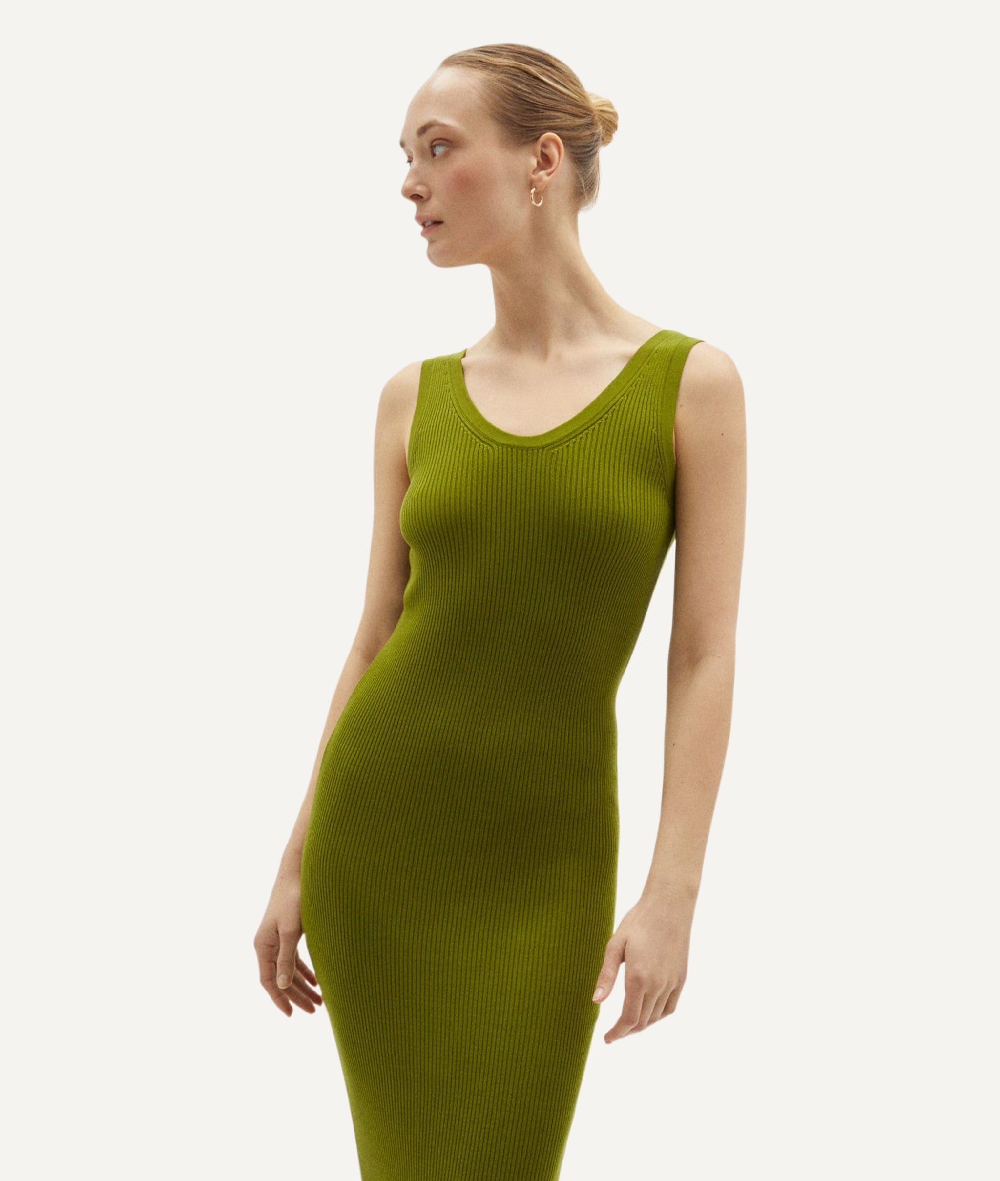 The Organic Cotton Ribbed Tank Dress ETIQL The Organic Cotton Ribbed Tank Dress ETIQL